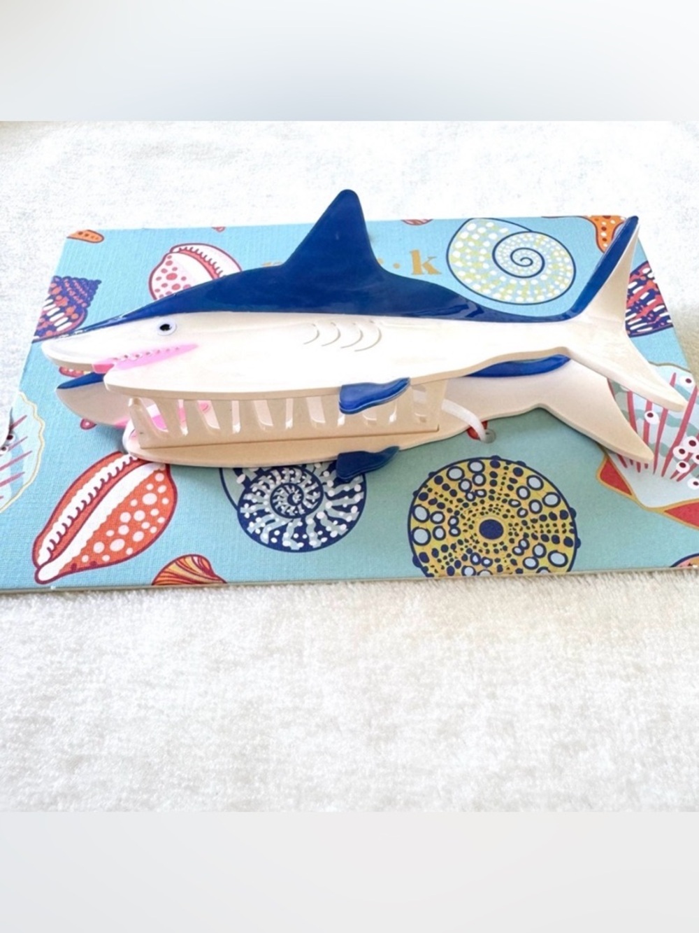 NWT Piper K Shark Ocean Theme Hair Clip - Picture 2 of 6